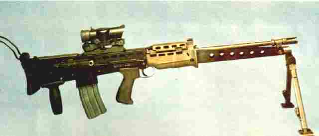 An L86A1. Note the bipod and long barrel